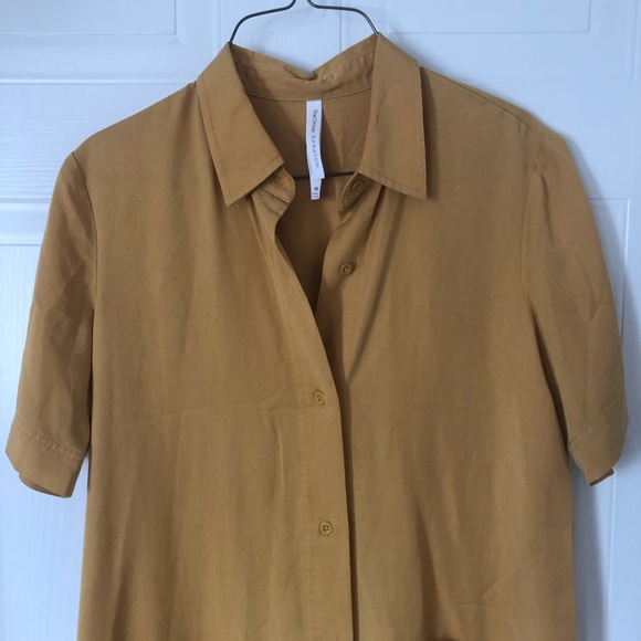 The Group by Babaton Akner Long button-up dress in Yellow - Picture 3 of 16